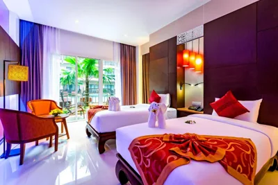 带泳池景观的Grand Deluxe大床或双床间 — Nipa Resort, Patong Beach